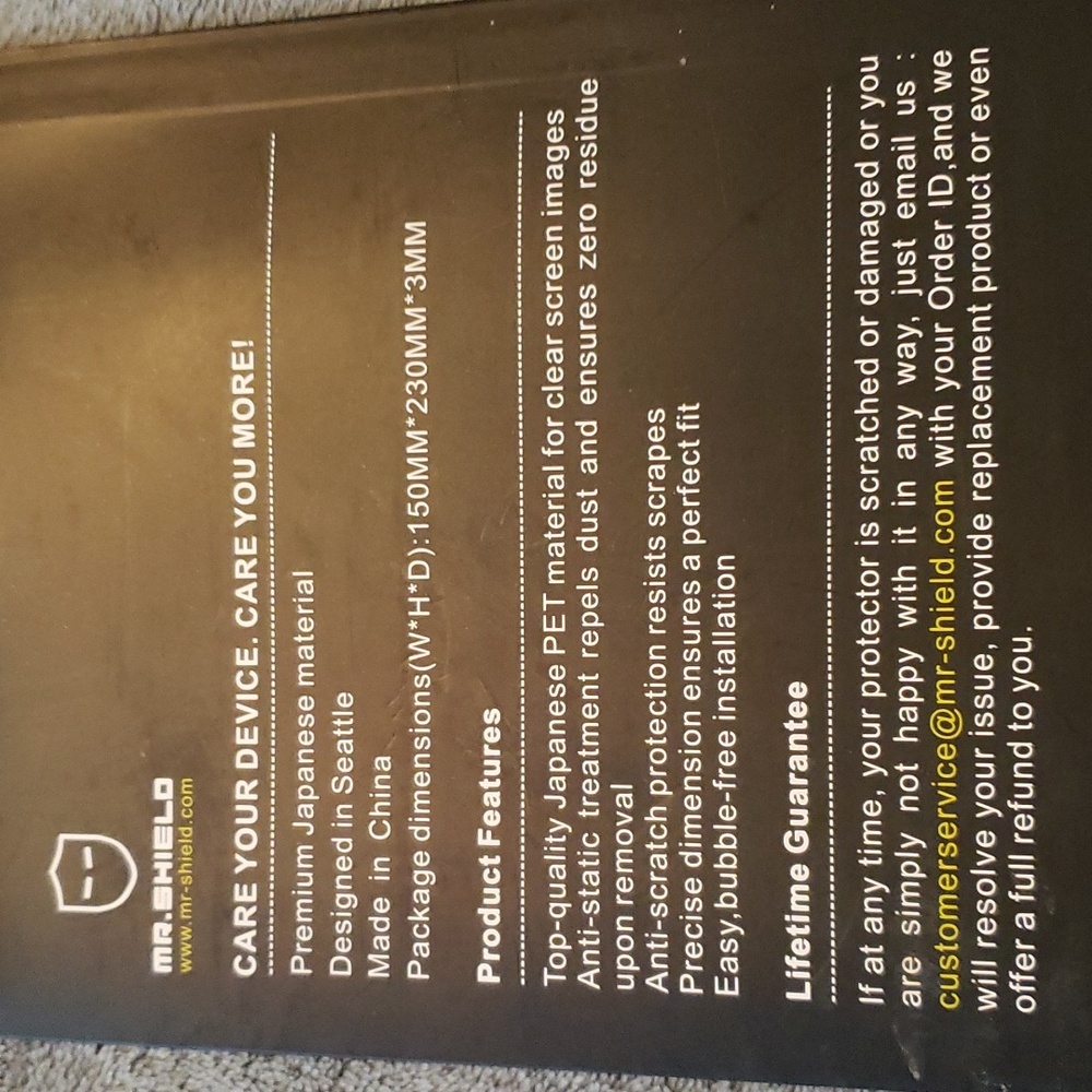 Mr. Shield Screen Protector - Picture 3 of 5